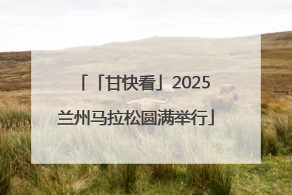 「甘快看」2025兰州马拉松圆满举行