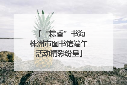 “粽香”书海 株洲市图书馆端午活动精彩纷呈