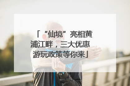 “仙境”亮相黄浦江畔，三大优惠游玩政策等你来