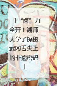“卤”力全开！湖师大学子探秘武冈舌尖上的非遗密码