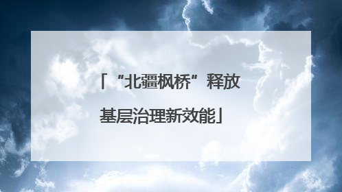 “北疆枫桥”释放基层治理新效能