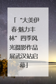 “大美伊春·魅力丰林”四季风光摄影作品展武汉站启幕