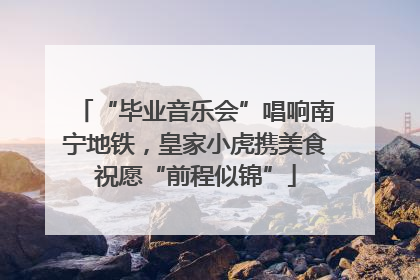 “毕业音乐会”唱响南宁地铁，皇家小虎携美食祝愿“前程似锦”