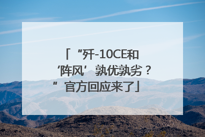 “歼-10CE和‘阵风’孰优孰劣？”官方回应来了