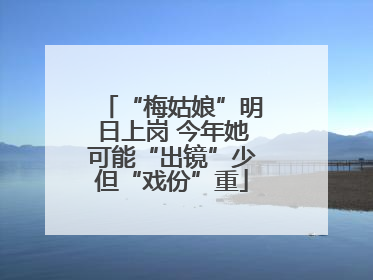 “梅姑娘”明日上岗 今年她可能“出镜”少但“戏份”重