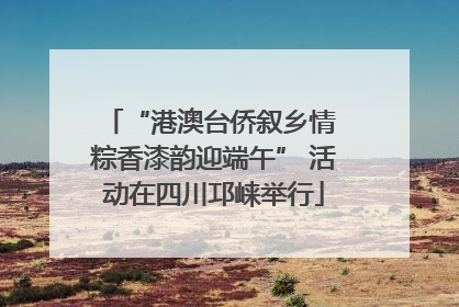 “港澳台侨叙乡情 粽香漆韵迎端午” 活动在四川邛崃举行