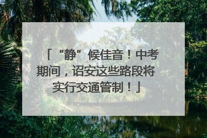 “静”候佳音！中考期间，诏安这些路段将实行交通管制！