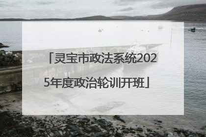 灵宝市政法系统2025年度政治轮训开班