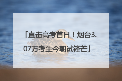 直击高考首日！烟台3.07万考生今朝试锋芒