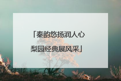 秦韵悠扬润人心 梨园经典展风采