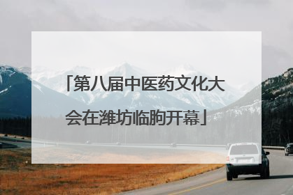 第八届中医药文化大会在潍坊临朐开幕