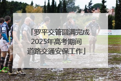罗平交管圆满完成2025年高考期间道路交通安保工作