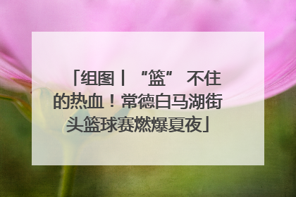 组图丨“篮” 不住的热血！常德白马湖街头篮球赛燃爆夏夜