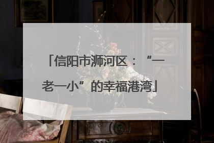 信阳市浉河区：“一老一小”的幸福港湾