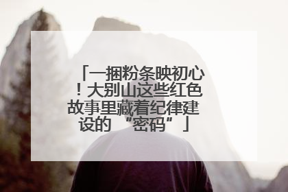 一捆粉条映初心！大别山这些红色故事里藏着纪律建设的 “密码”
