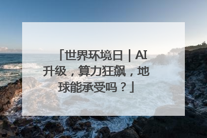世界环境日｜AI升级，算力狂飙，地球能承受吗？