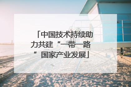 中国技术持续助力共建“一带一路”国家产业发展