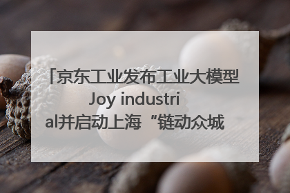 京东工业发布工业大模型Joy industrial并启动上海“链动众城 万亿降本”计划