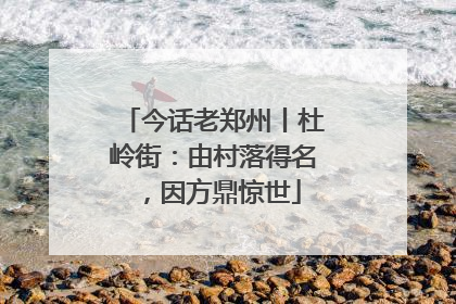 今话老郑州丨杜岭街：由村落得名，因方鼎惊世