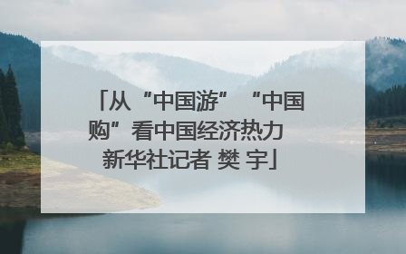 从“中国游”“中国购”看中国经济热力 新华社记者 樊 宇