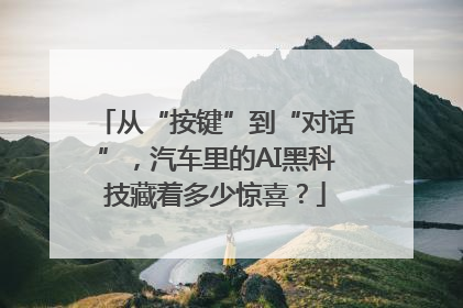 从“按键”到“对话”，汽车里的AI黑科技藏着多少惊喜？