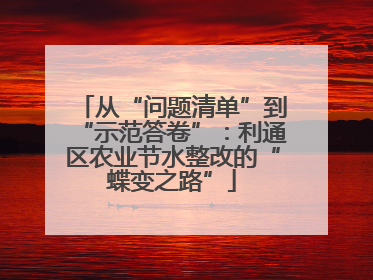 从“问题清单”到“示范答卷”：利通区农业节水整改的“蝶变之路”