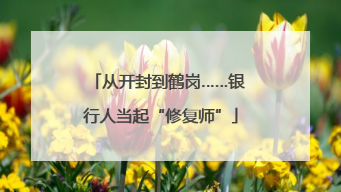 从开封到鹤岗……银行人当起“修复师”