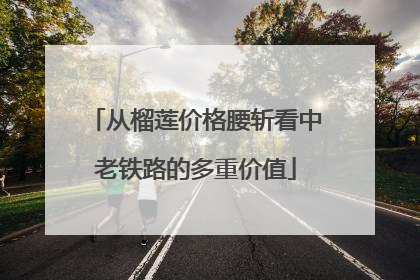 从榴莲价格腰斩看中老铁路的多重价值