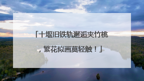 十堰旧铁轨邂逅夹竹桃，繁花似画莫轻触！