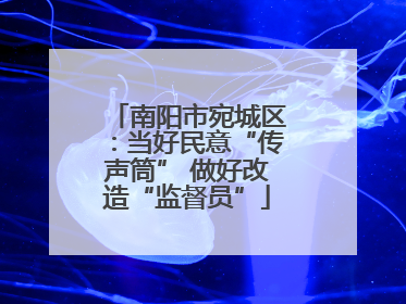 南阳市宛城区：当好民意“传声筒” 做好改造“监督员”