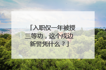 入职仅一年被授三等功，这个戍边新警凭什么？