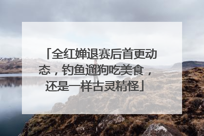 全红婵退赛后首更动态，钓鱼遛狗吃美食，还是一样古灵精怪