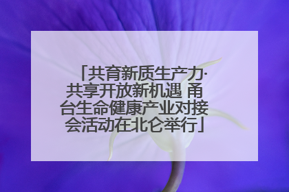 共育新质生产力·共享开放新机遇 甬台生命健康产业对接会活动在北仑举行
