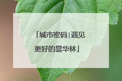 城市密码∣遇见更好的昙华林