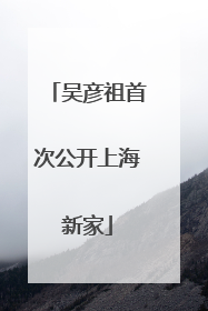 吴彦祖首次公开上海新家