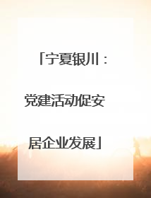 宁夏银川：党建活动促安居企业发展