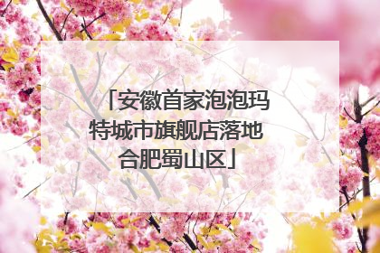 安徽首家泡泡玛特城市旗舰店落地合肥蜀山区