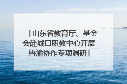 山东省教育厅、基金会赴城口职教中心开展鲁渝协作专项调研