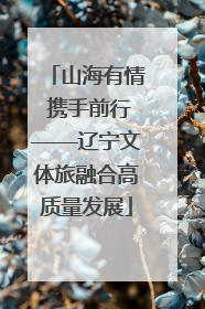 山海有情 携手前行——辽宁文体旅融合高质量发展