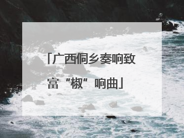 广西侗乡奏响致富“椒”响曲