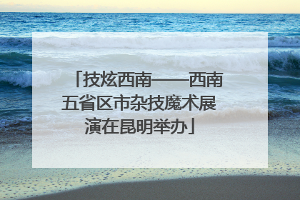 技炫西南——西南五省区市杂技魔术展演在昆明举办