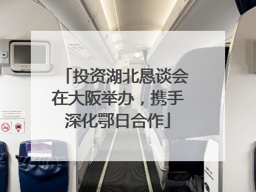 投资湖北恳谈会在大阪举办，携手深化鄂日合作