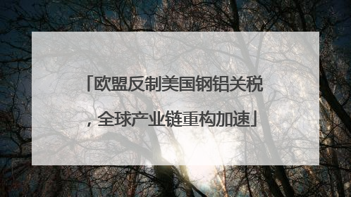 欧盟反制美国钢铝关税，全球产业链重构加速