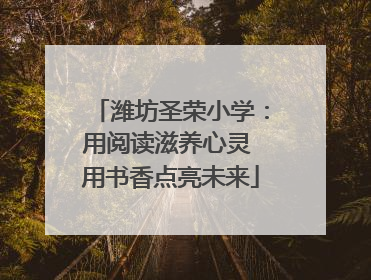 潍坊圣荣小学：用阅读滋养心灵 用书香点亮未来