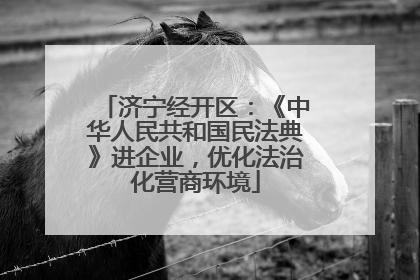 济宁经开区：《中华人民共和国民法典》进企业，优化法治化营商环境