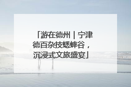 游在德州｜宁津德百杂技蟋蟀谷，沉浸式文旅盛宴