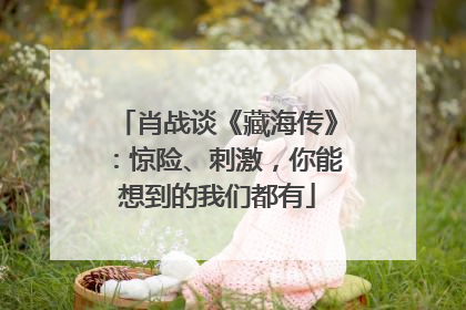肖战谈《藏海传》：惊险、刺激，你能想到的我们都有