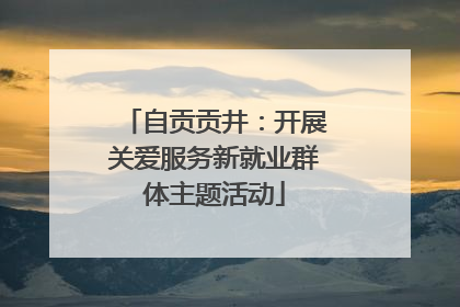 自贡贡井：开展关爱服务新就业群体主题活动