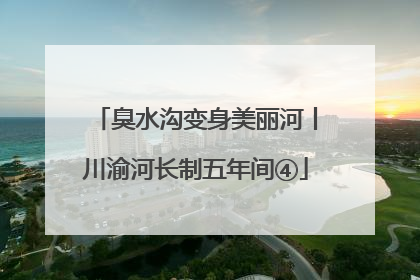 臭水沟变身美丽河丨川渝河长制五年间④