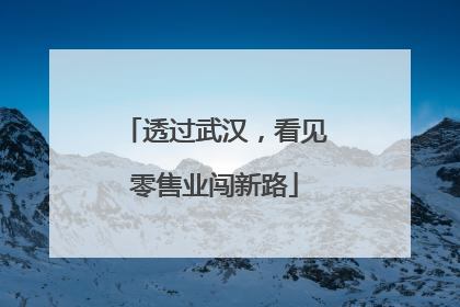透过武汉，看见零售业闯新路